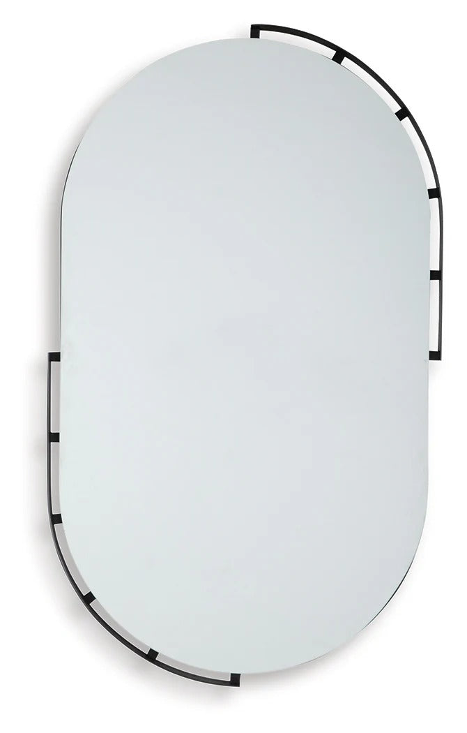 Valkings Black Accent Mirror (Set of 2)