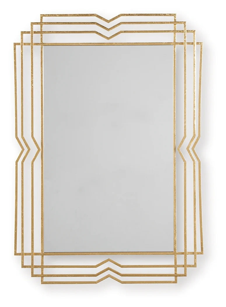 Claybrook Gold Finish Accent Mirror