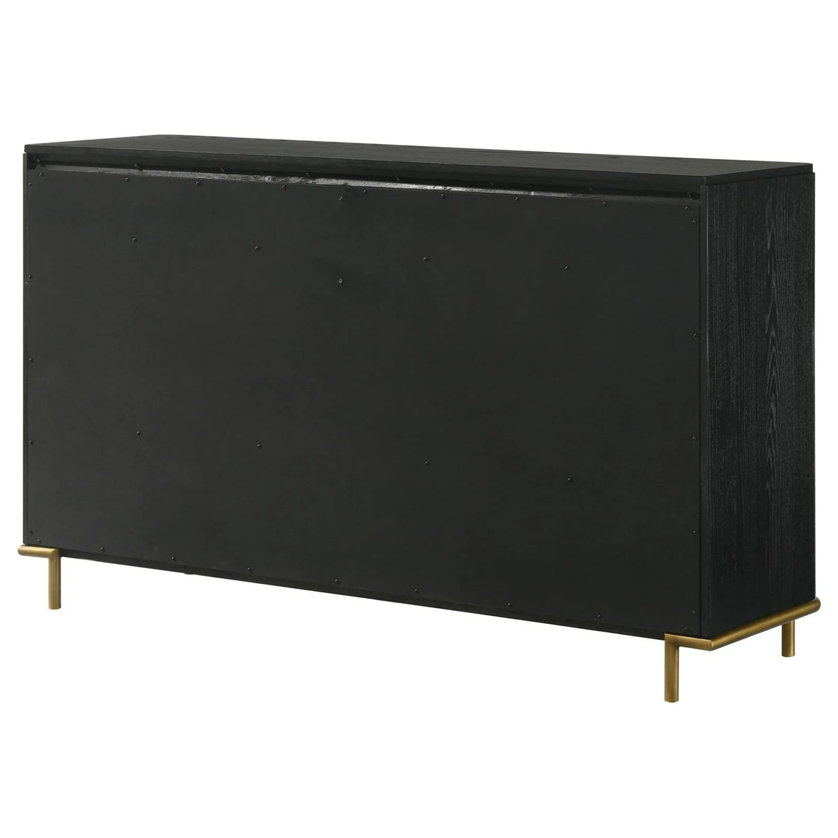 Arini Black 8-Drawer Bedroom Dresser