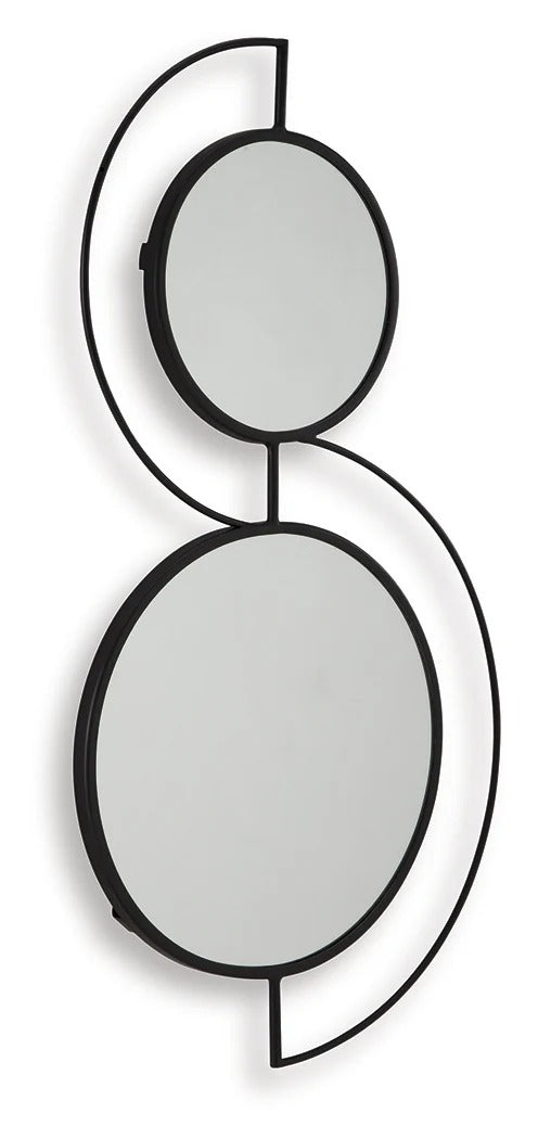 Shayham Black Accent Mirror