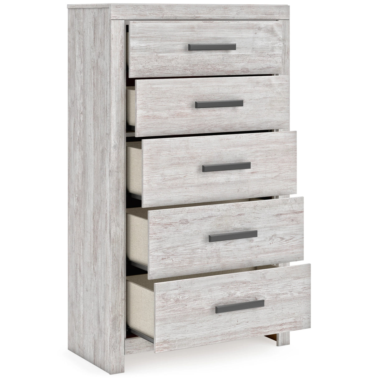 Cayboni Whitewash Youth Panel Bedroom Set
