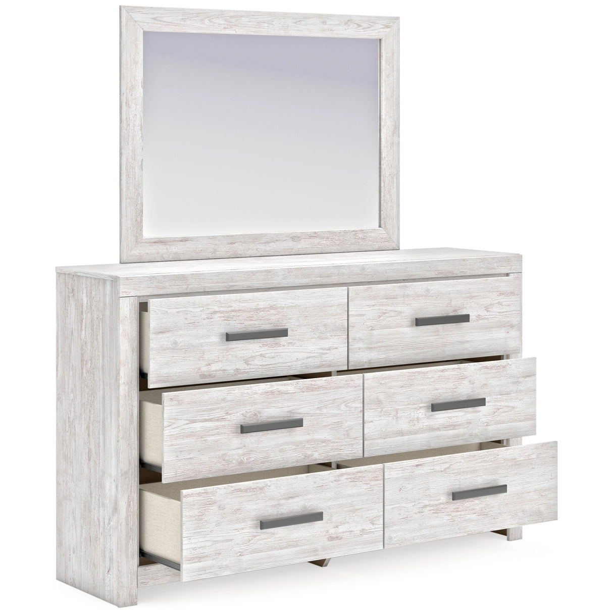 Cayboni Whitewash Youth Panel Bedroom Set