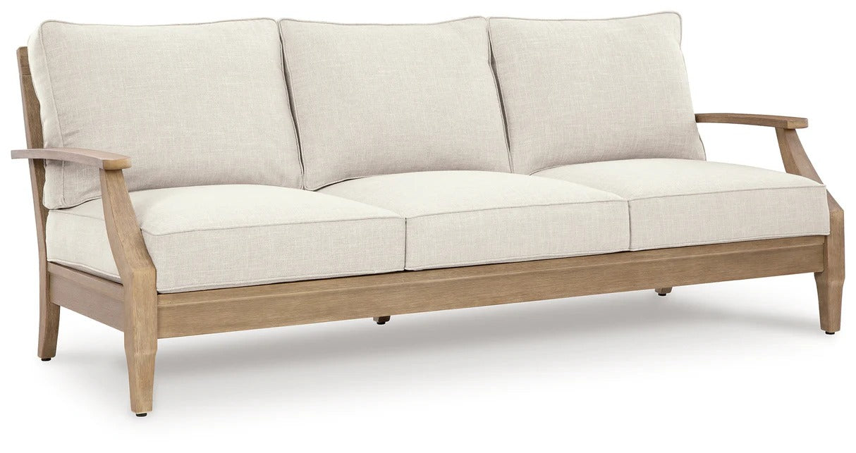 Carter Hall Beige Outdoor Sofa with Cushion