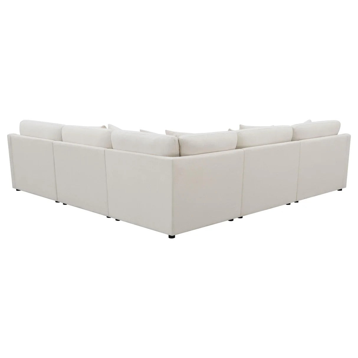 Hobson Ivory 6-piece Upholstered Modular Sectional Sofa
