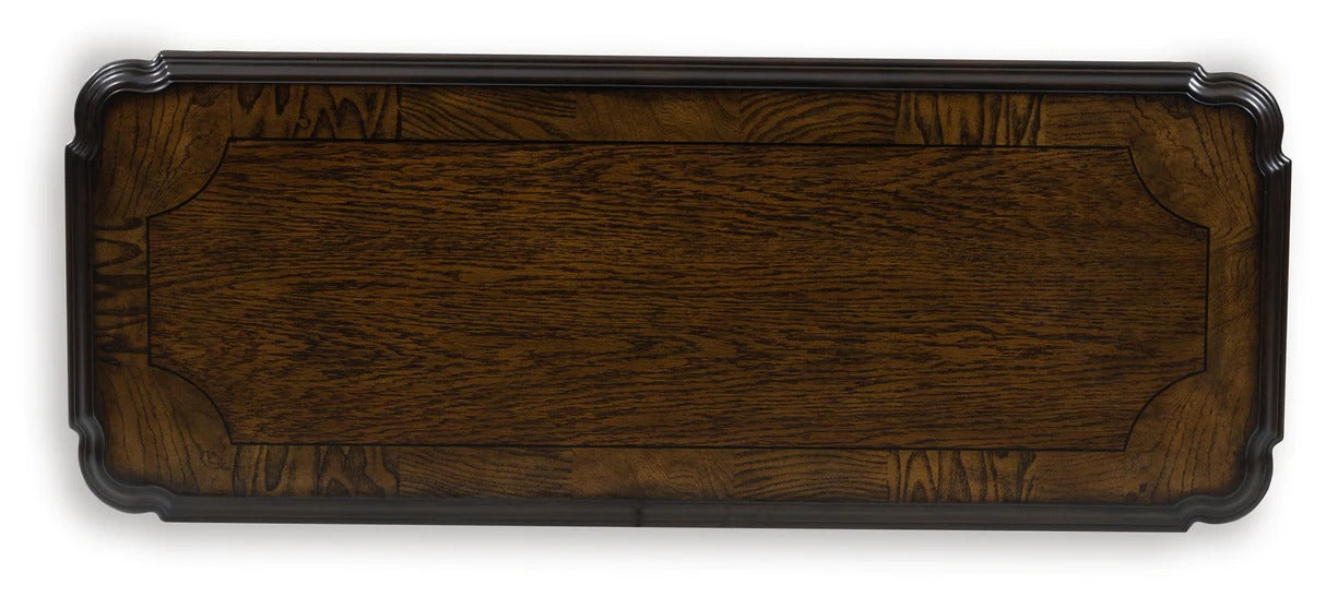Maylee Dark Brown Sofa Table