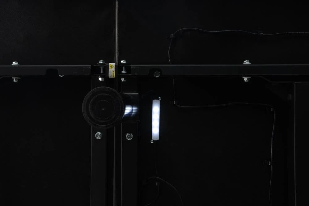 Clara Gray and Black Full Adjustable Bed Base