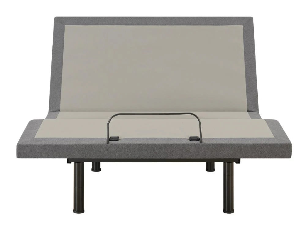 Clara Gray and Black Full Adjustable Bed Base
