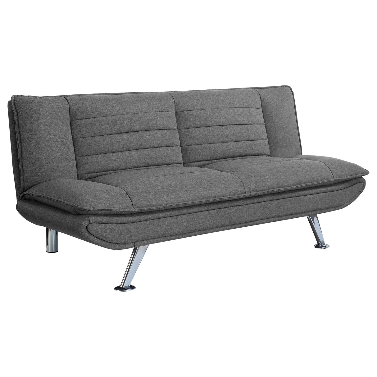 Julian Gray Upholstered Sofa Bed with Pillow-top Seating