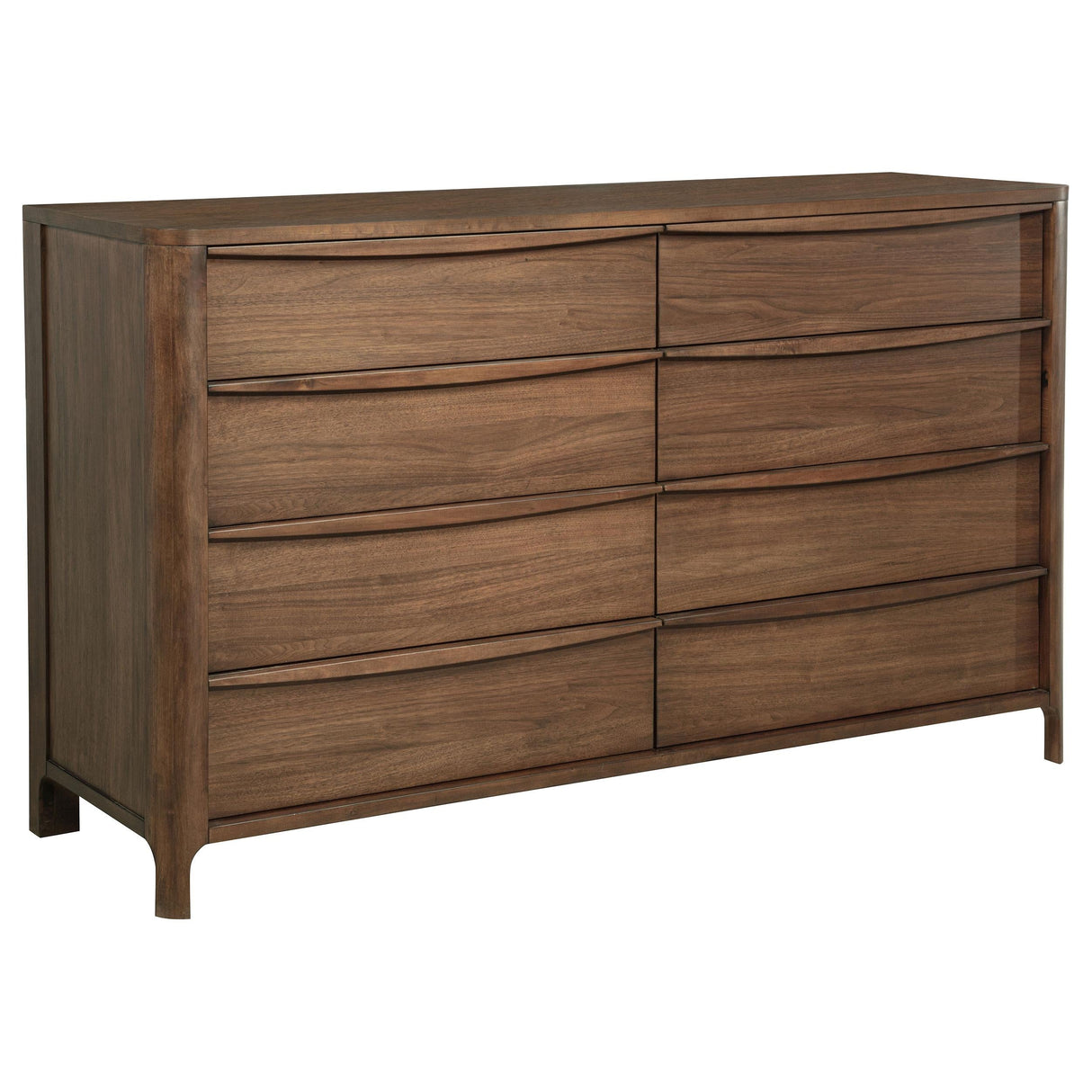 Maderia Walnut 8-Drawer Dresser