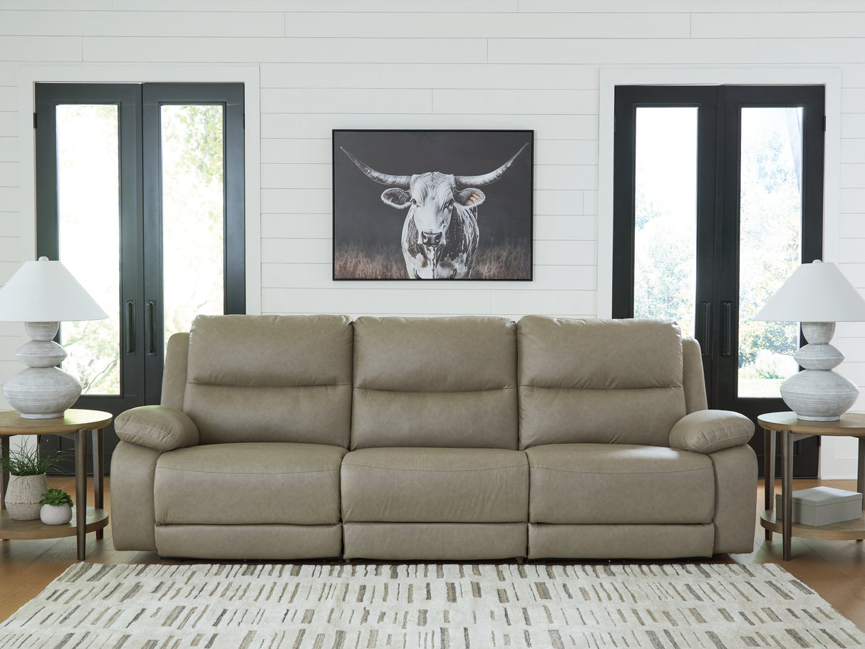 Narwhal Place Pebble 3-Piece Power Reclining Sofa