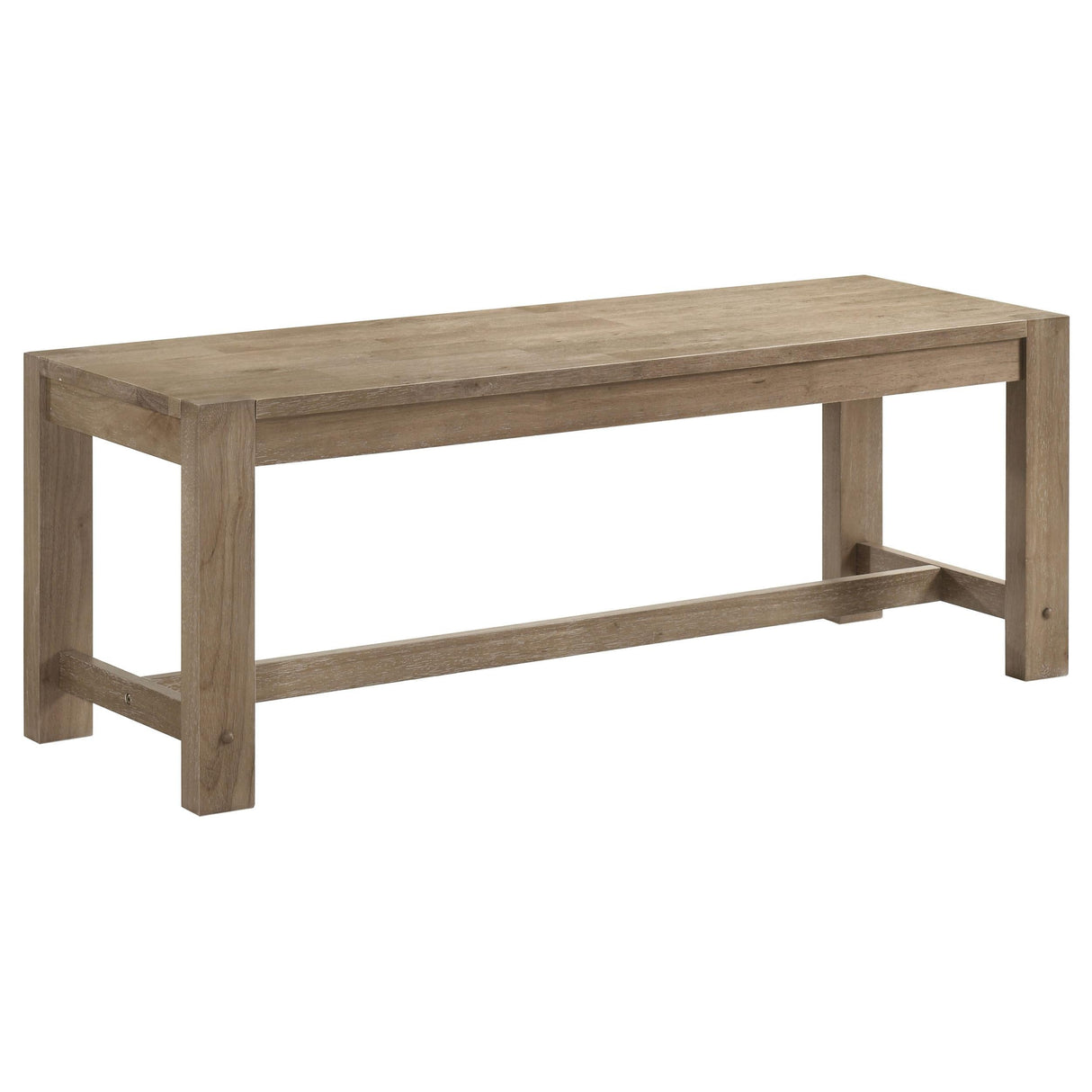Scottsdale Brown Washed Solid Wood Dining Bench