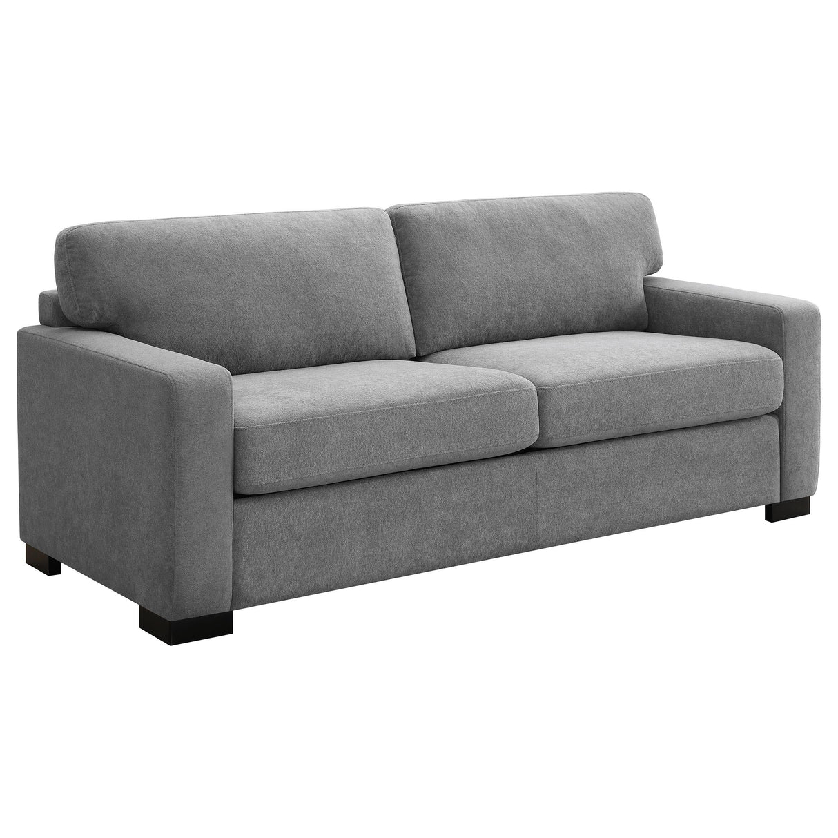 Simpson Gray Upholstered Sofa Sleeper with Queen Mattress