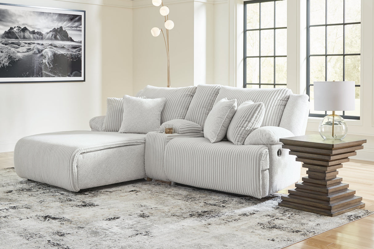 Top Tier Alloy 3-Piece LAF Chaise Reclining Sectional