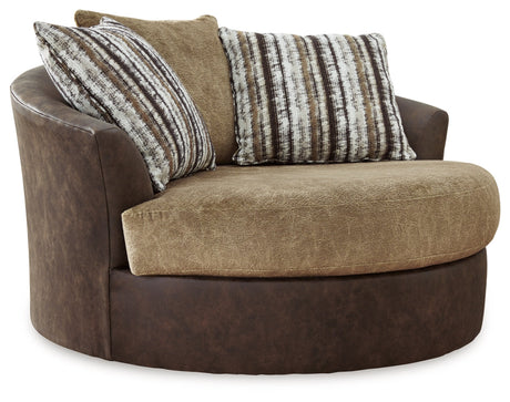 Alesbury Sofa, Oversized Chair, Swivel Chair and Ottoman