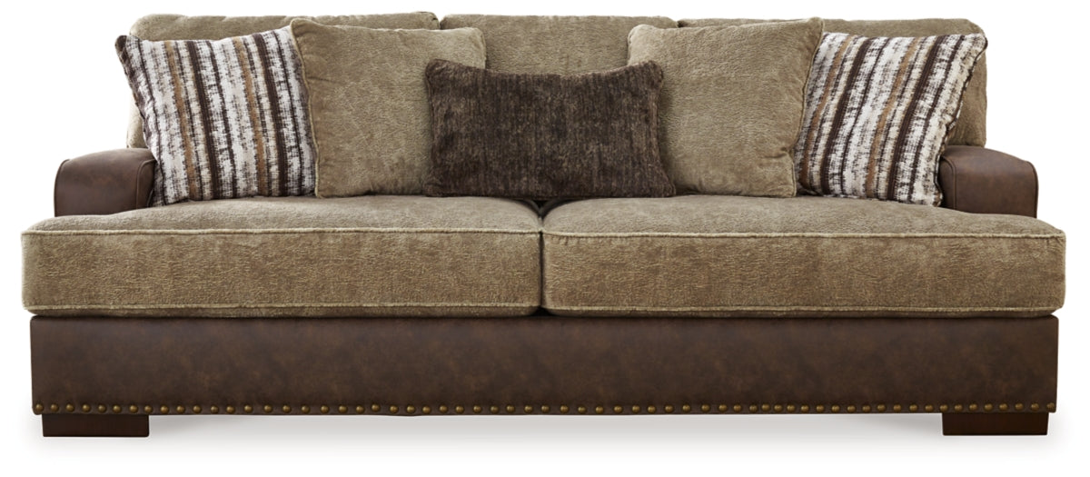 Alesbury Sofa, Loveseat, Oversized Chair and Ottoman