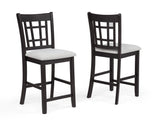 Hartwell Charcoal Counter Height Chair, Set of 2