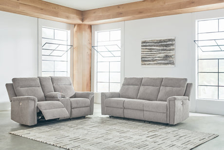 Barnsana Power Reclining Sofa, Loveseat and Recliner