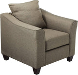 Salizar Gray Flared Arm Chair