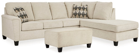Abinger 2-Piece Sectional with Chaise and Ottoman