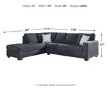 Altari 2-Piece Sectional with Chaise and Ottoman