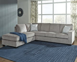 Altari 2-Piece Sectional with Chaise, Loveseat and Ottoman