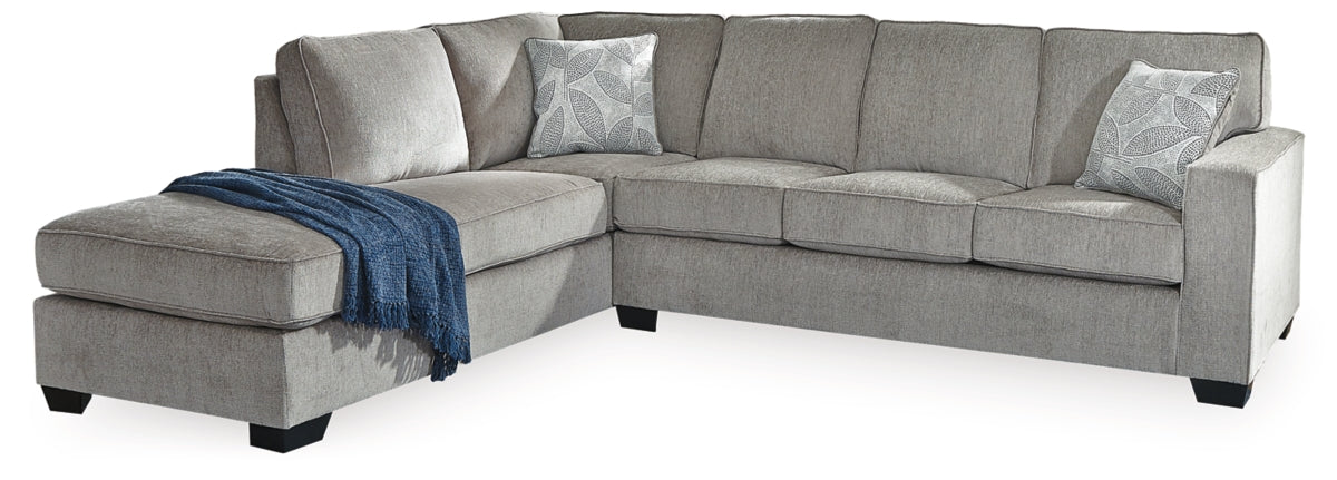 Altari 2-Piece Sectional with Chaise, Loveseat and Ottoman