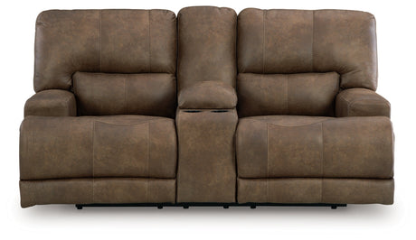 Beckley Place Power Reclining Loveseat with Console