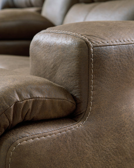 Beckley Place Power Reclining Loveseat with Console