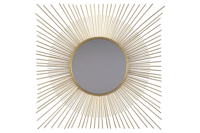Elspeth Gold Finish Accent Mirror