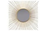 Elspeth Gold Finish Accent Mirror