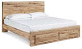 Hyanna Queen Panel Storage Bed with Dresser and Nightstand