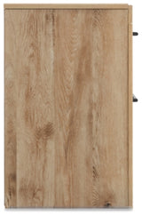 Hyanna Queen Panel Storage Bed, Dresser and Nightstand