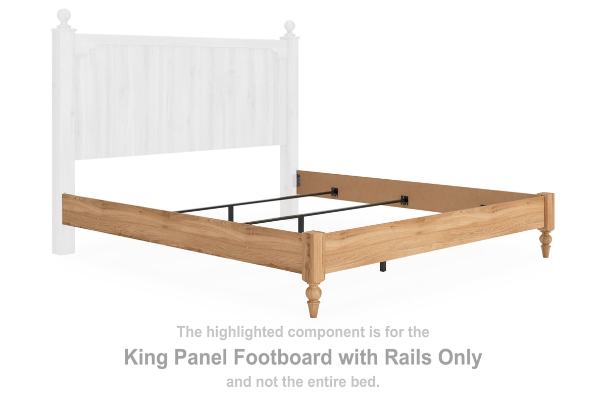 Aleaport King Panel Footboard with Rails