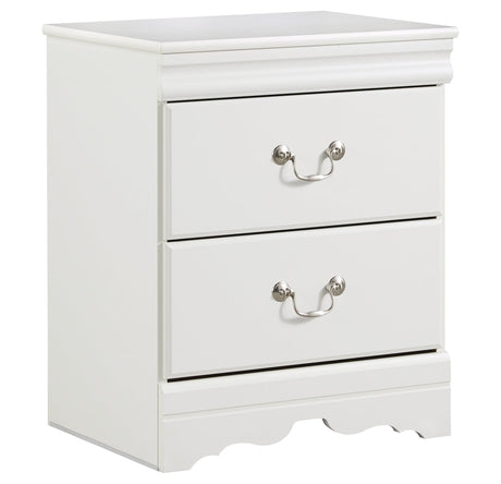 Anarasia Queen Sleigh Bed, Dresser, Mirror and Nightstand