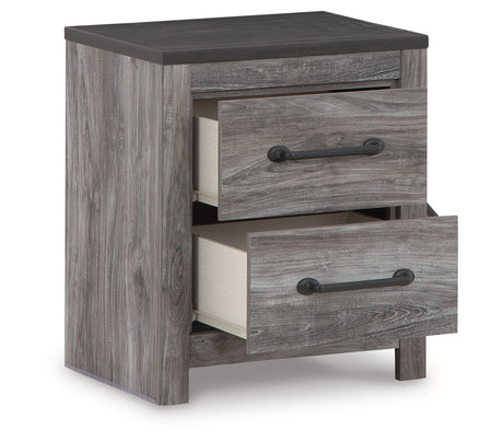 Bronyan King Panel Bed, Dresser, Mirror, Chest and 2 Nightstands