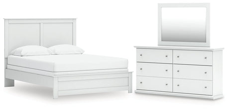 Bostwick Shoals Queen Panel Bed, Dresser and Mirror
