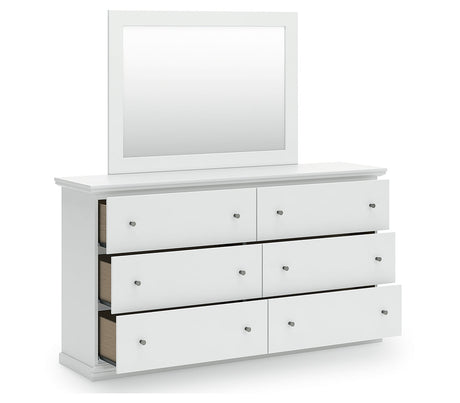 Bostwick Shoals Queen Panel Bed, Dresser, Mirror and 2 Nightstands