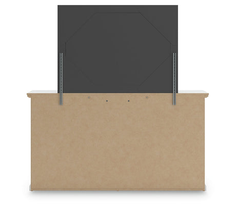 Bostwick Shoals Twin Panel Bed, Dresser and Mirror