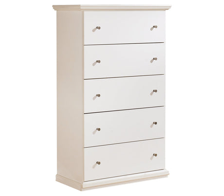 Bostwick Shoals King Panel Bed, Dresser, Mirror, Chest and 2 Nightstands