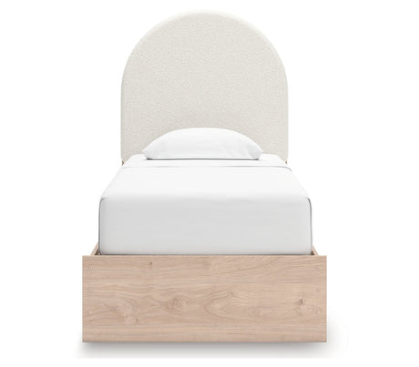 Arloster Twin Upholstered Panel Bed