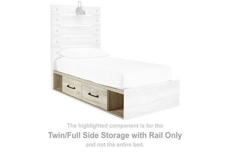Cambeck Twin/Full Side Storage with Rail