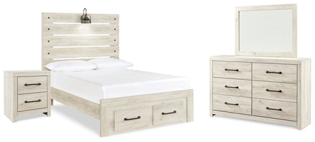 Cambeck Full Panel Bed, Dresser, Mirror and Nightstand