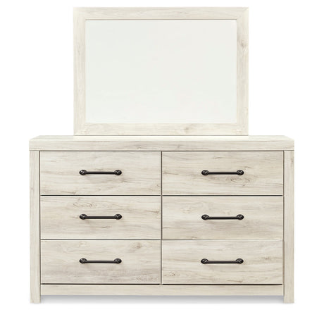 Cambeck Queen Panel Storage Bed, Dresser, Mirror and Nightstand