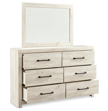 Cambeck Twin Panel Bed, Dresser, Mirror and Nightstand