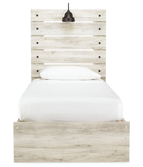 Cambeck Twin Panel Bed with 2 Storage Drawers