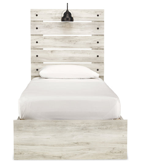 Cambeck Twin Panel Bed with Storage, Dresser, Mirror, Chest and 2 Nightstands