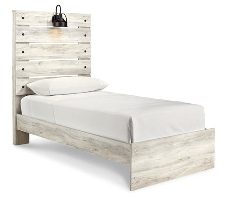 Cambeck Twin Panel Bed, Dresser, Mirror, Chest, and Nightstand