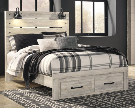 Cambeck Queen Panel Storage Bed, Dresser and 2 Nightstands