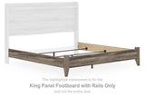 Elbrim King Panel Footboard with Rails