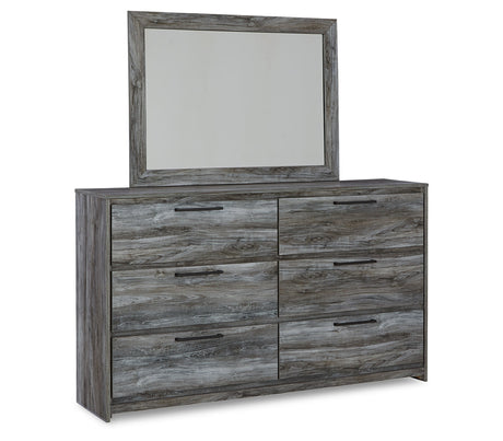 Baystorm Queen Panel Storage Bed, Dresser, Mirror, Chest and 2 Nightstands